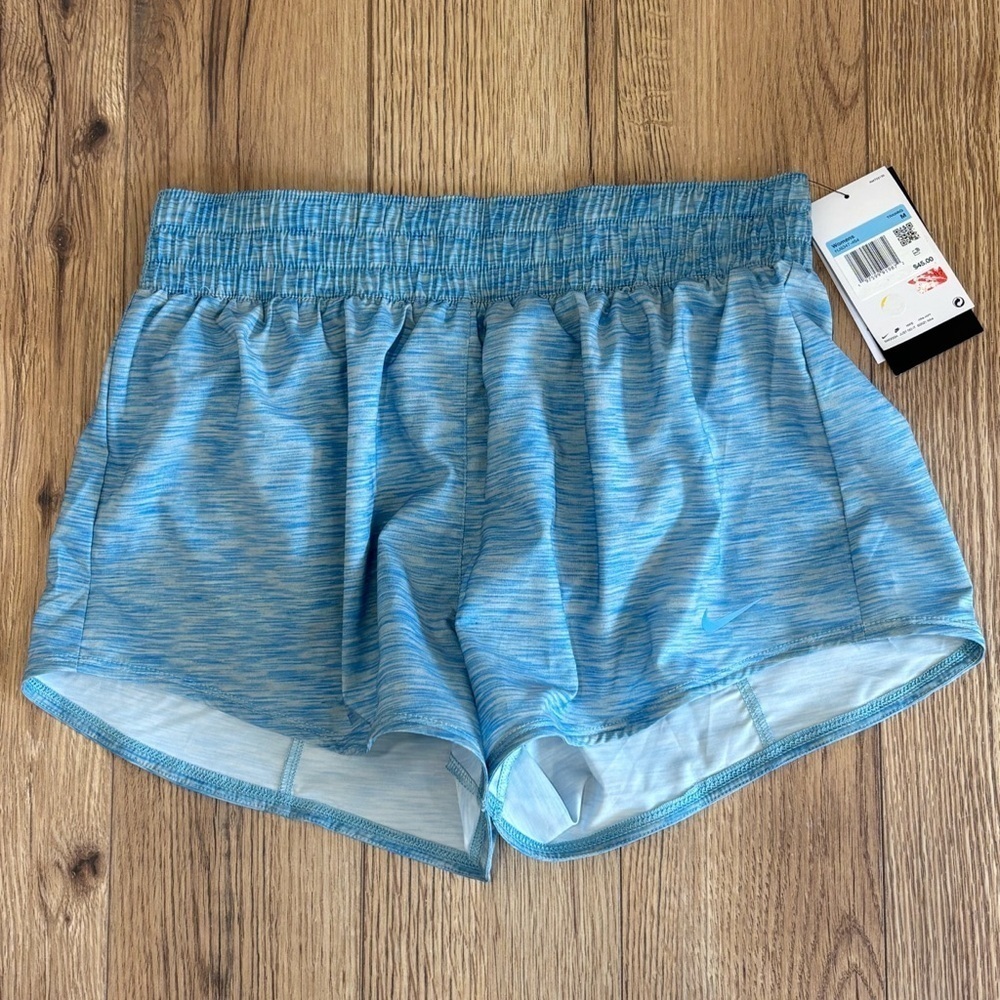 NWT Nike Women's Dri Fit Training Shorts In Blue Size Medium